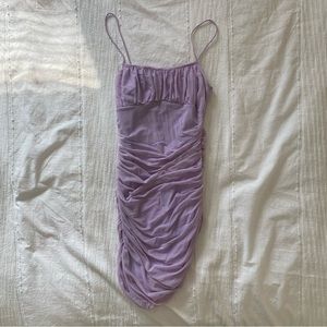 Rouched Body-con Mini Dress (XS) - Shein - Summer Lovin!